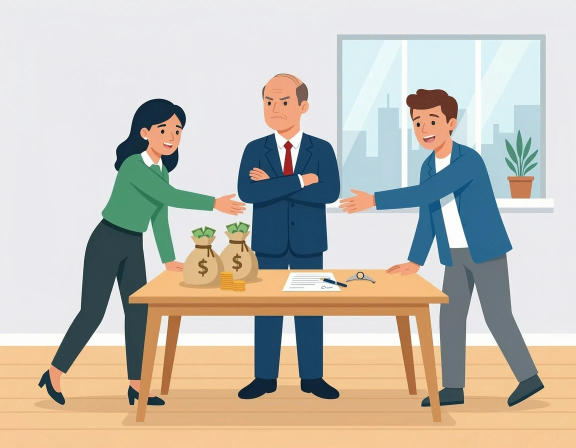 기존 임차인과 신규 임차인 사이의 권리금 거래를 방해하는 임대인의 모습